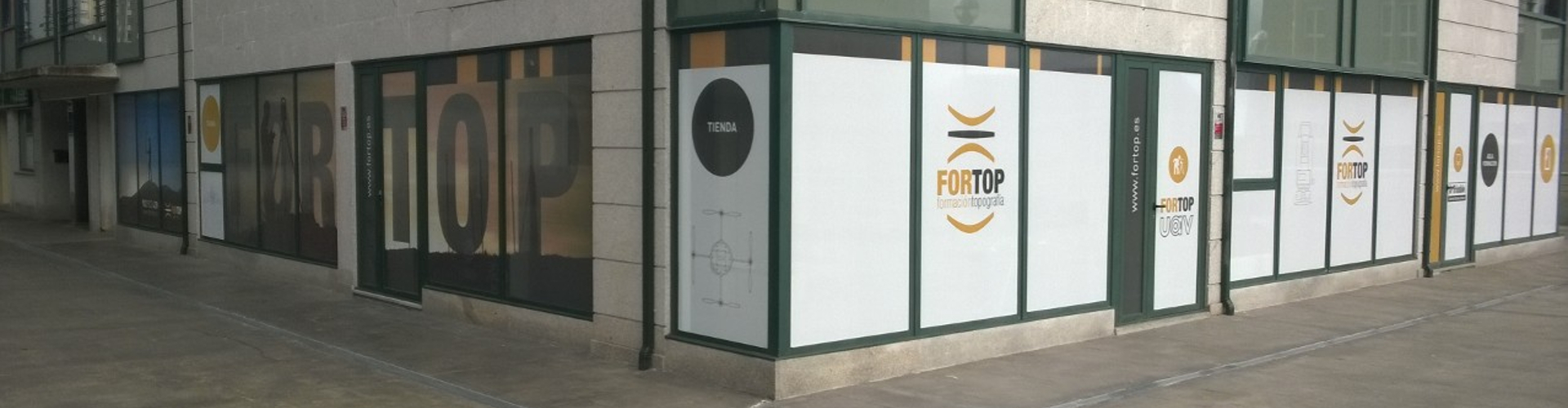cabecera empresa Fortop topografía en Lugo