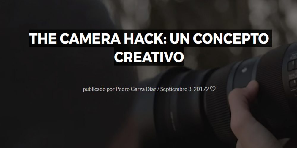 The Camera Hack: Un concepto creativo