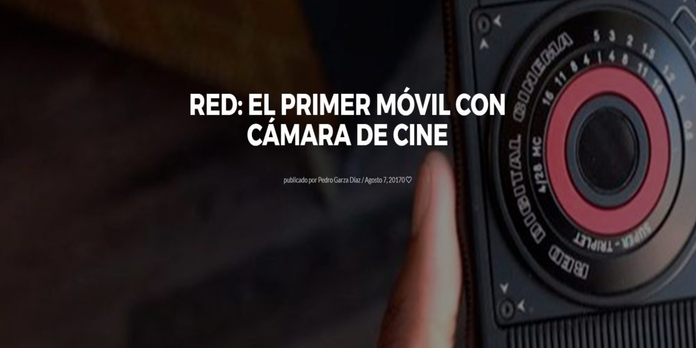 Red: El primer móvil con cámara de cine