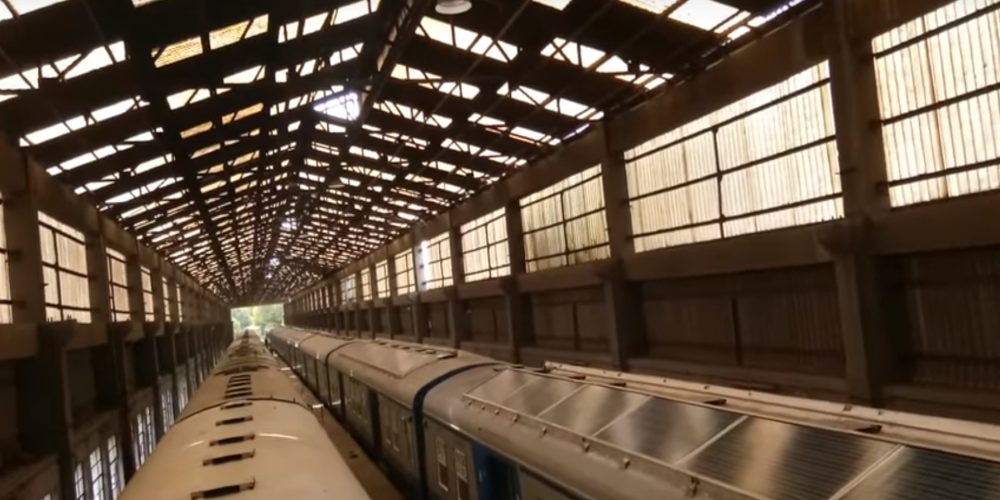 En la India ya hay trenes con paneles solares