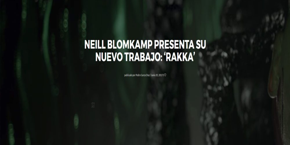 Neill Blomkamp presenta su nuevo trabajo: ‘Rakka’