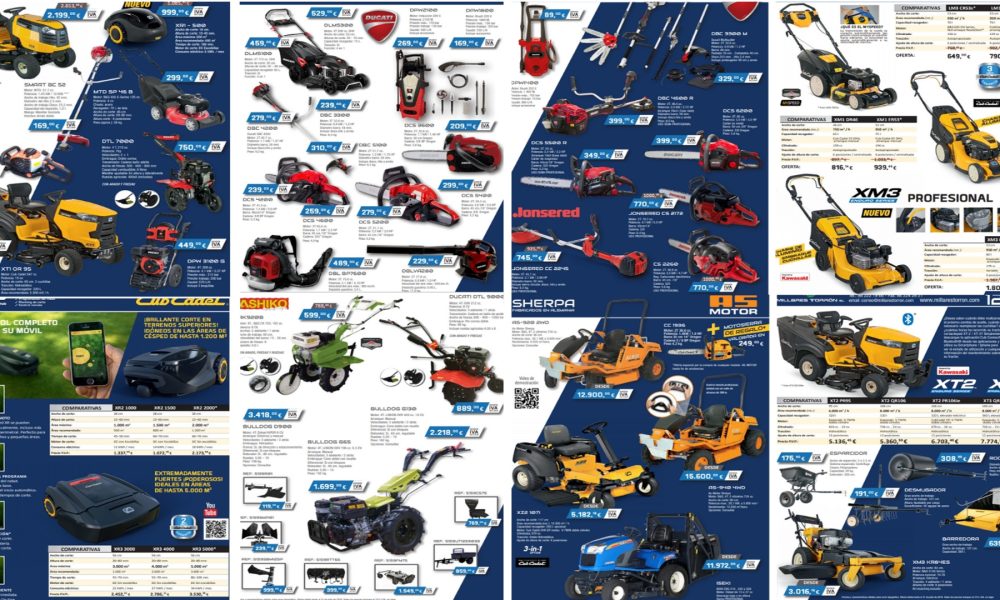 Iniciamos la campaña primaveral dedicada a la maquinaria de jardin.1920