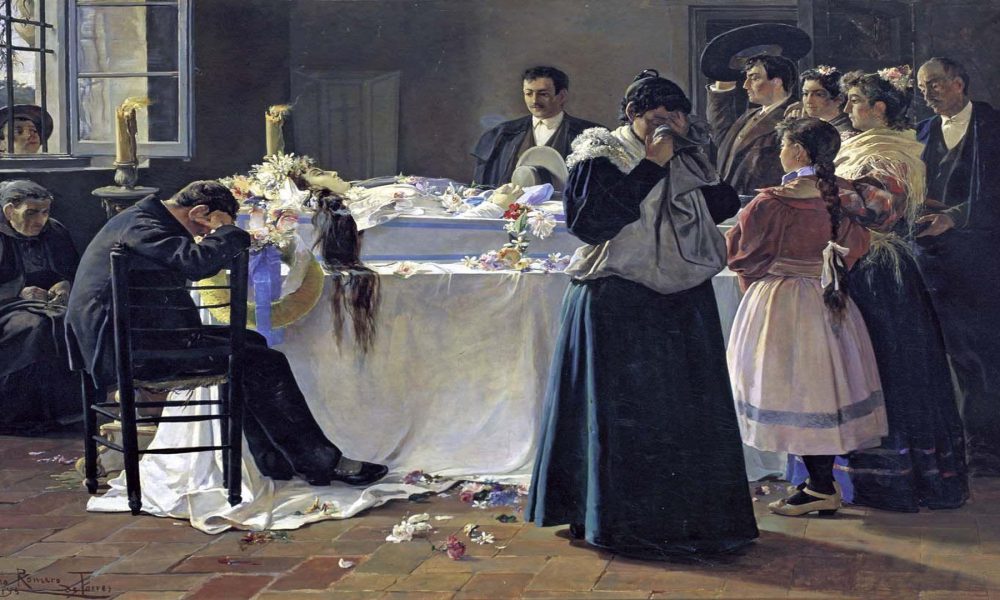 como actuar en un funeral.1920