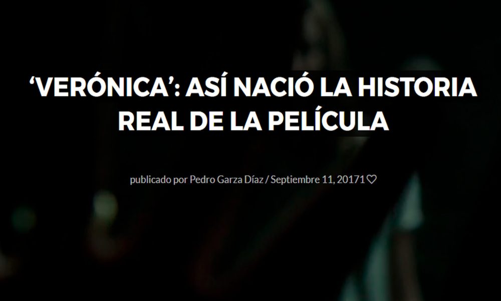 veronica: Así nació la historia real de la película