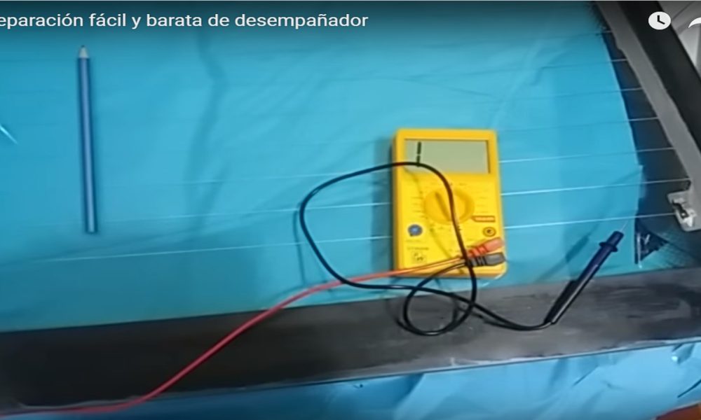 Pasos a seguir para reparar una luneta térmica.